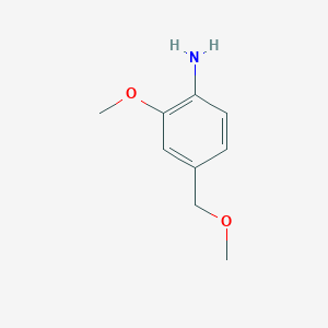 B3059509 2-Methoxy-4-(methoxymethyl)aniline CAS No. 457099-52-4