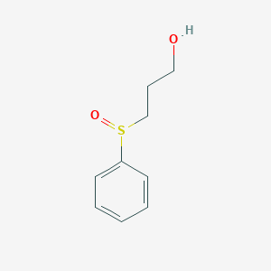 molecular formula C9H12O2S B3059516 3-(Benzenesulfinyl)propan-1-OL CAS No. 49639-22-7