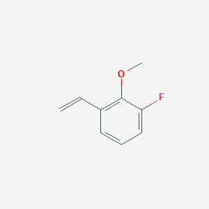molecular formula C9H9FO B3059519 1-Ethenyl-3-fluoro-2-methoxybenzene CAS No. 499235-07-3
