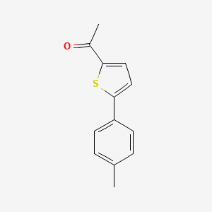 molecular formula C13H12OS B3059524 1-[5-(4-甲基苯基)-2-噻吩基]乙酮 CAS No. 51335-91-2