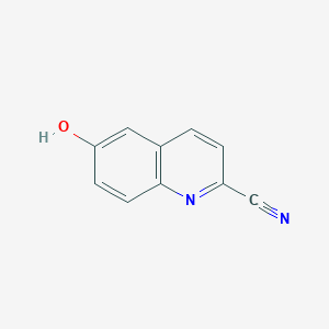 molecular formula C10H6N2O B3059530 6-Hydroxyquinoline-2-carbonitrile CAS No. 52313-34-5