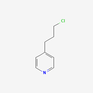 molecular formula C8H10ClN B3059532 4-(3-Chloropropyl)pyridine CAS No. 5264-02-8