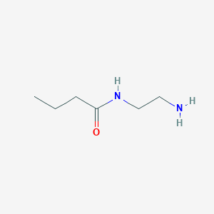 molecular formula C6H14N2O B3059536 N-(2-氨基乙基)丁酰胺 CAS No. 53673-14-6