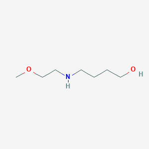 molecular formula C7H17NO2 B3059538 4-((2-Methoxyethyl)amino)butan-1-ol CAS No. 54093-35-5