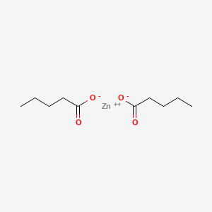 molecular formula C10H18O4Zn B3059542 戊酸锌 CAS No. 556-38-7