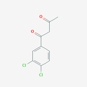 molecular formula C10H8Cl2O2 B3059543 1-(3,4-Dichlorophenyl)butane-1,3-dione CAS No. 55748-84-0