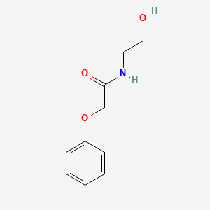 molecular formula C10H13NO3 B3059556 N-(2-Hydroxyethyl)-2-phenoxyacetamide CAS No. 6326-87-0