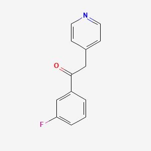 1-(3-Fluorophenyl)-2-(4-pyridyl)ethanone