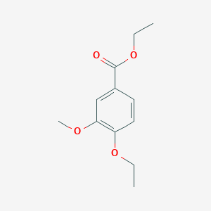 molecular formula C12H16O4 B3059572 4-乙氧基-3-甲氧基苯甲酸乙酯 CAS No. 773134-71-7