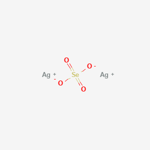 molecular formula Ag2SeO4<br>Ag2O4Se B3059573 硒酸银 CAS No. 7784-07-8
