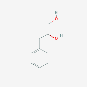 molecular formula C9H12O2 B3059575 (R)-3-phenylpropane-1,2-diol CAS No. 79299-22-2