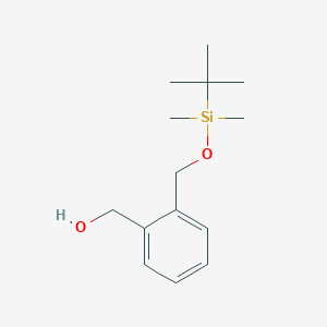 molecular formula C14H24O2Si B3059578 2-[(叔丁基二甲基甲硅烷基氧基)甲基]苯甲醇 CAS No. 81168-17-4