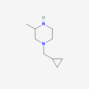 molecular formula C9H18N2 B3059584 1-(Cyclopropylmethyl)-3-methylpiperazine CAS No. 82919-92-4