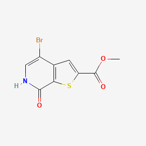 molecular formula C9H6BrNO3S B3059596 Methyl 4-bromo-7-oxo-6,7-dihydrothieno[2,3-c]pyridine-2-carboxylate CAS No. 870243-95-1