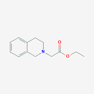 molecular formula C13H17NO2 B3059597 Ethyl (3,4-dihydro-1H-isoquinolin-2-yl)acetate CAS No. 88014-09-9
