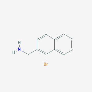 molecular formula C11H10BrN B3059600 (1-溴-萘-2-基)甲胺 CAS No. 887596-92-1
