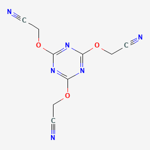 1,3,5-Triazine, 2,4,6-tris(cyanomethoxy)-