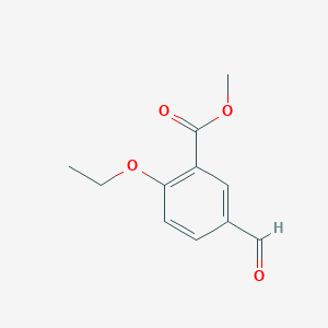molecular formula C11H12O4 B3059603 Methyl 2-ethoxy-5-formylbenzoate CAS No. 90167-00-3