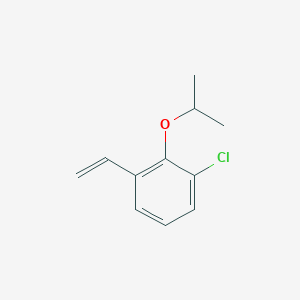 molecular formula C11H13ClO B3059609 1-Chloro-2-isopropoxy-3-vinyl-benzene CAS No. 918870-64-1