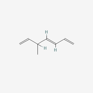 molecular formula C8H12 B3059610 1,3,6-Heptatriene, 5-methyl- CAS No. 925-52-0