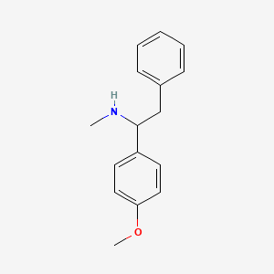 [1-(4-Methoxyphenyl)-2-phenylethyl]methylamine