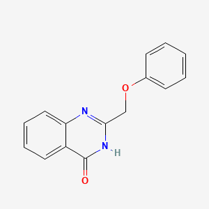 molecular formula C15H12N2O2 B3059617 2-(phenoxymethyl)-4(3H)-quinazolinone CAS No. 100880-66-8