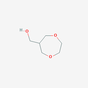 molecular formula C6H12O3 B3059618 1,4-Dioxepane-6-methanol CAS No. 1010836-47-1
