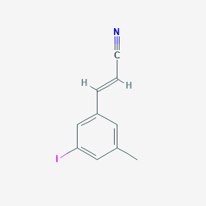 molecular formula C10H8IN B3059619 3-Iodo-5-methylcinnamonitrile CAS No. 1018450-07-1