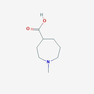 molecular formula C8H15NO2 B3059624 1-Methylazepane-4-carboxylic acid CAS No. 1027512-62-4