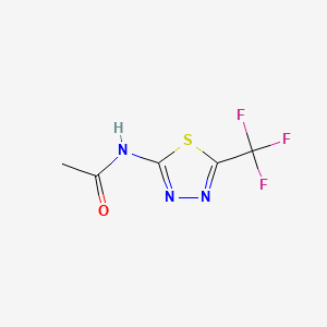 molecular formula C5H4F3N3OS B3059631 n-[5-(Trifluoromethyl)-1,3,4-thiadiazol-2-yl]acetamide CAS No. 10444-99-2