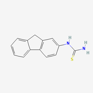 molecular formula C14H12N2S B3059652 Thiourea, 9H-fluoren-2-yl- CAS No. 106788-62-9