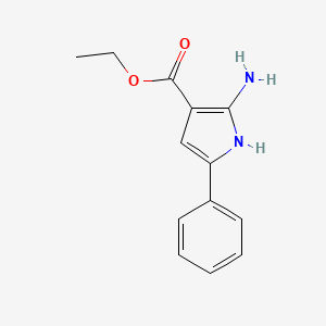 Ethyl 2-amino-5-phenyl-1H-pyrrole-3-carboxylate