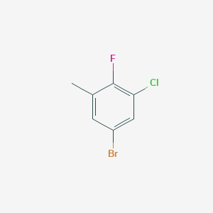 molecular formula C7H5BrClF B3059696 5-溴-3-氯-2-氟甲苯 CAS No. 1160574-49-1
