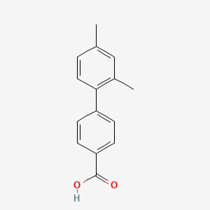molecular formula C15H14O2 B3059699 4-(2,4-二甲苯基)苯甲酸 CAS No. 1170833-71-2