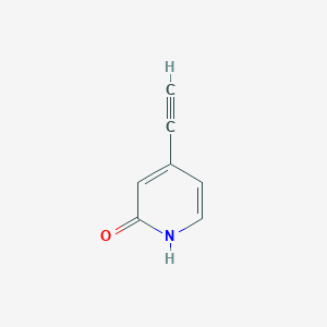 molecular formula C7H5NO B3059715 4-Ethynylpyridin-2(1H)-one CAS No. 1196152-08-5