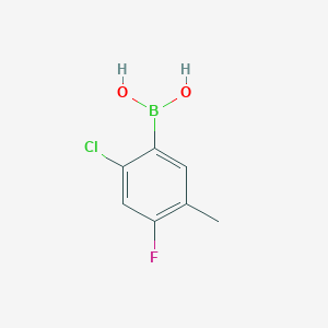 (2-Chloro-4-fluoro-5-methylphenyl)boronic acid