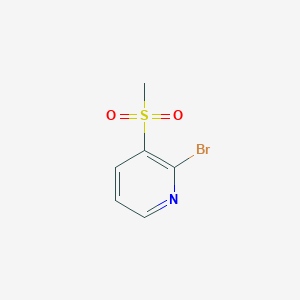 molecular formula C6H6BrNO2S B3059721 2-Bromo-3-(methylsulfonyl)pyridine CAS No. 1209459-11-9