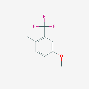 molecular formula C9H9F3O B3059726 4-甲基-3-(三氟甲基)苯甲醚 CAS No. 1214361-94-0