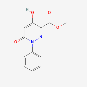 Methyl 4-hydroxy-6-oxo-1-phenyl-1,6-dihydro-3-pyridazinecarboxylate