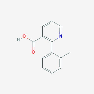 molecular formula C13H11NO2 B3059738 2-(邻甲苯基)烟酸 CAS No. 1226205-48-6