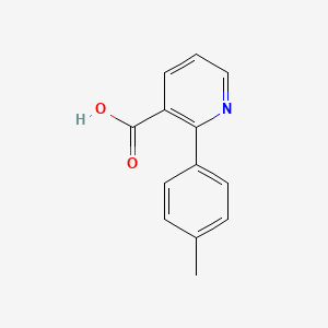 molecular formula C13H11NO2 B3059739 2-(p-Tolyl)nicotinic acid CAS No. 1226205-68-0