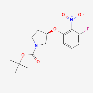 (R)-tert-Butyl 3-(3-fluoro-2-nitrophenoxy)pyrrolidine-1-carboxylate