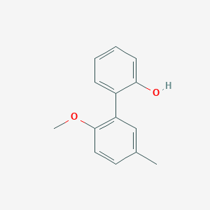 molecular formula C14H14O2 B3059755 2-(2-Methoxy-5-methylphenyl)phenol CAS No. 1255636-61-3