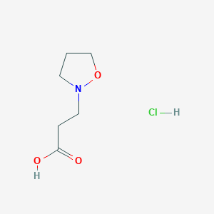 3-(Isoxazolidin-2-yl)propanoic acid hydrochloride