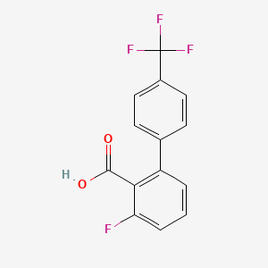 6-Fluoro-2-(4-trifluoromethylphenyl)benzoic acid