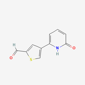 6-(2-Formylthiophen-4-YL)-2-hydroxypyridine