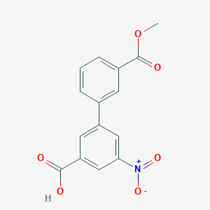 3-(3-Methoxycarbonylphenyl)-5-nitrobenzoic acid