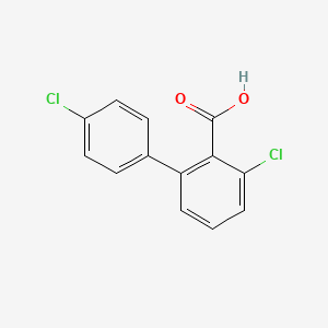 6-Chloro-2-(4-chlorophenyl)benzoic acid