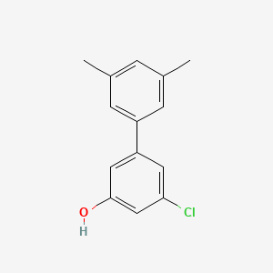 molecular formula C14H13ClO B3059793 3-氯-5-(3,5-二甲基苯基)苯酚 CAS No. 1261942-01-1