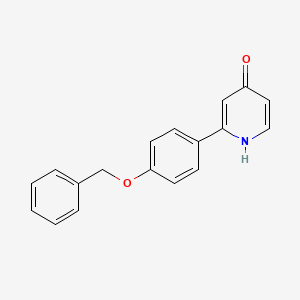 2-(4-Benzyloxyphenyl)-4-hydroxypyridine